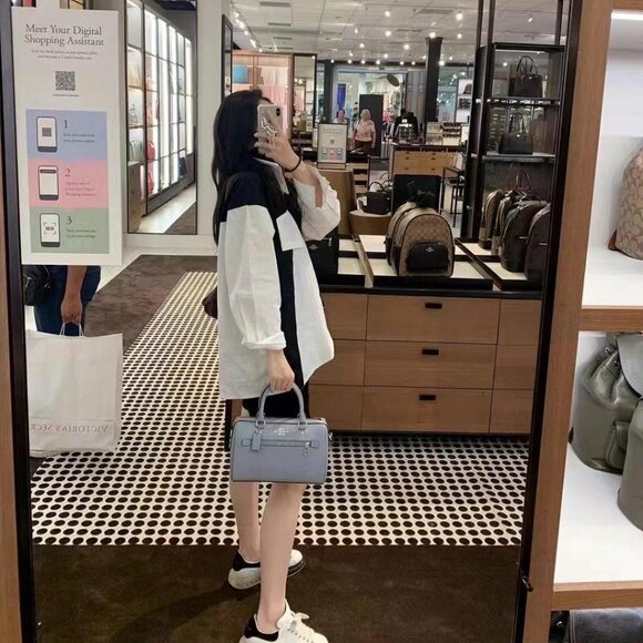 Coach Rowan Satchel Shoulder Bag CROSSBODY - Picture 6 of 9